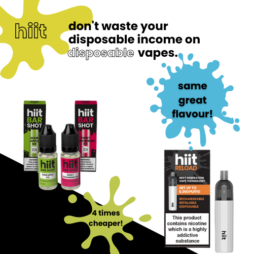 Reload Vape Device & Bar Shot (Nic Salts) Gift Card