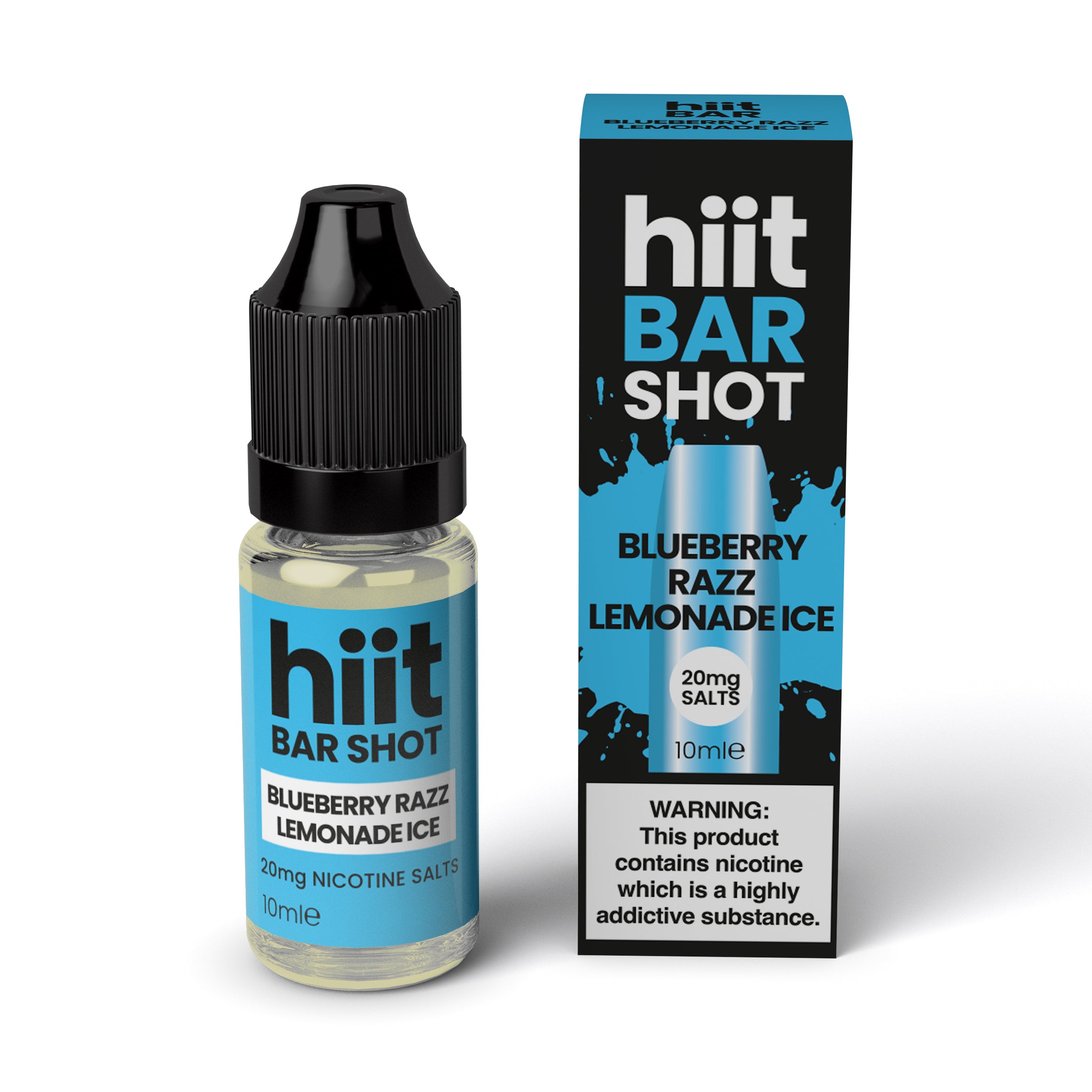 Hiit Bar Shots Blueberry Razz Lemonade Ice