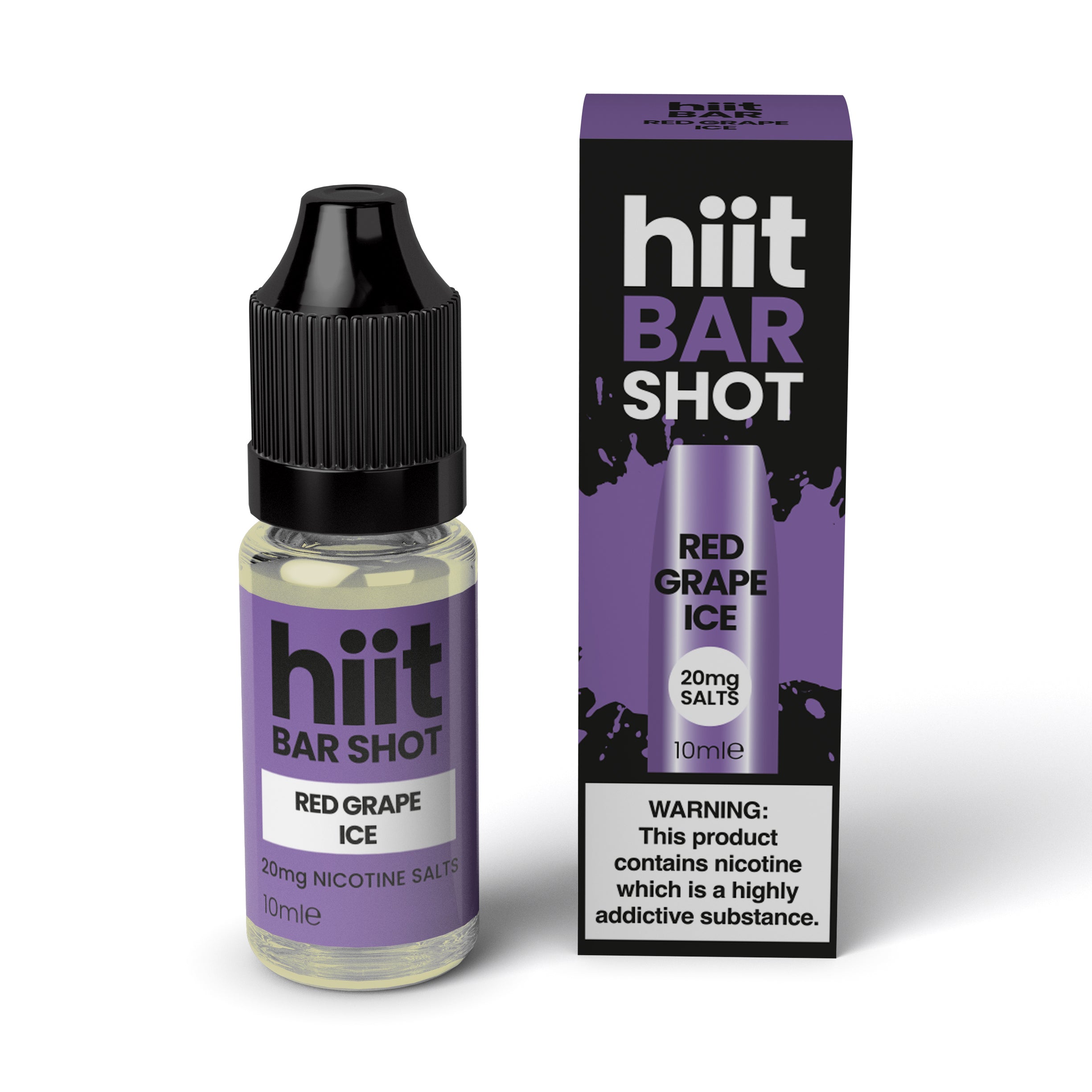 Hiit Bar Shots Red Grape Ice