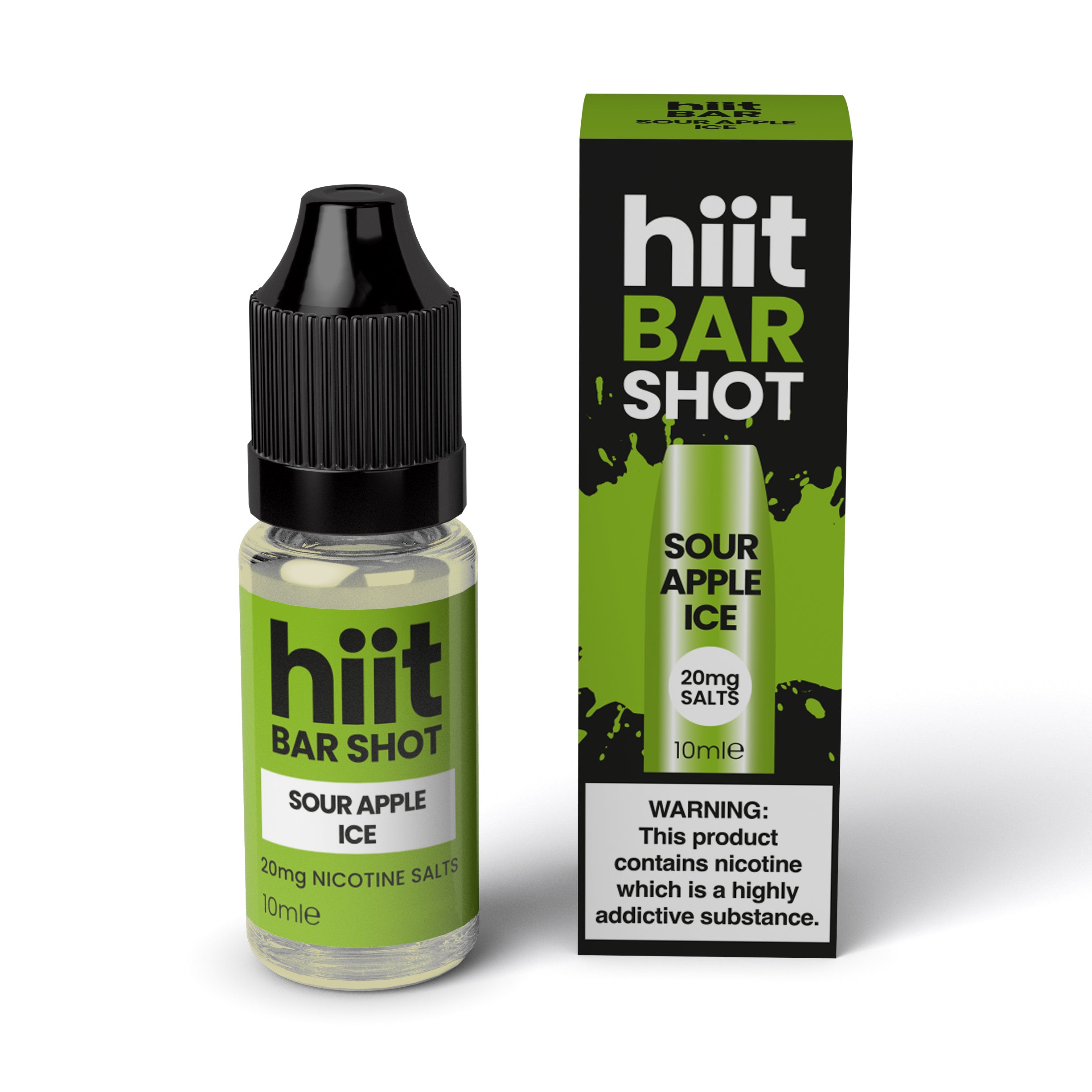 Hiit Bar Shots Sour Apple Ice