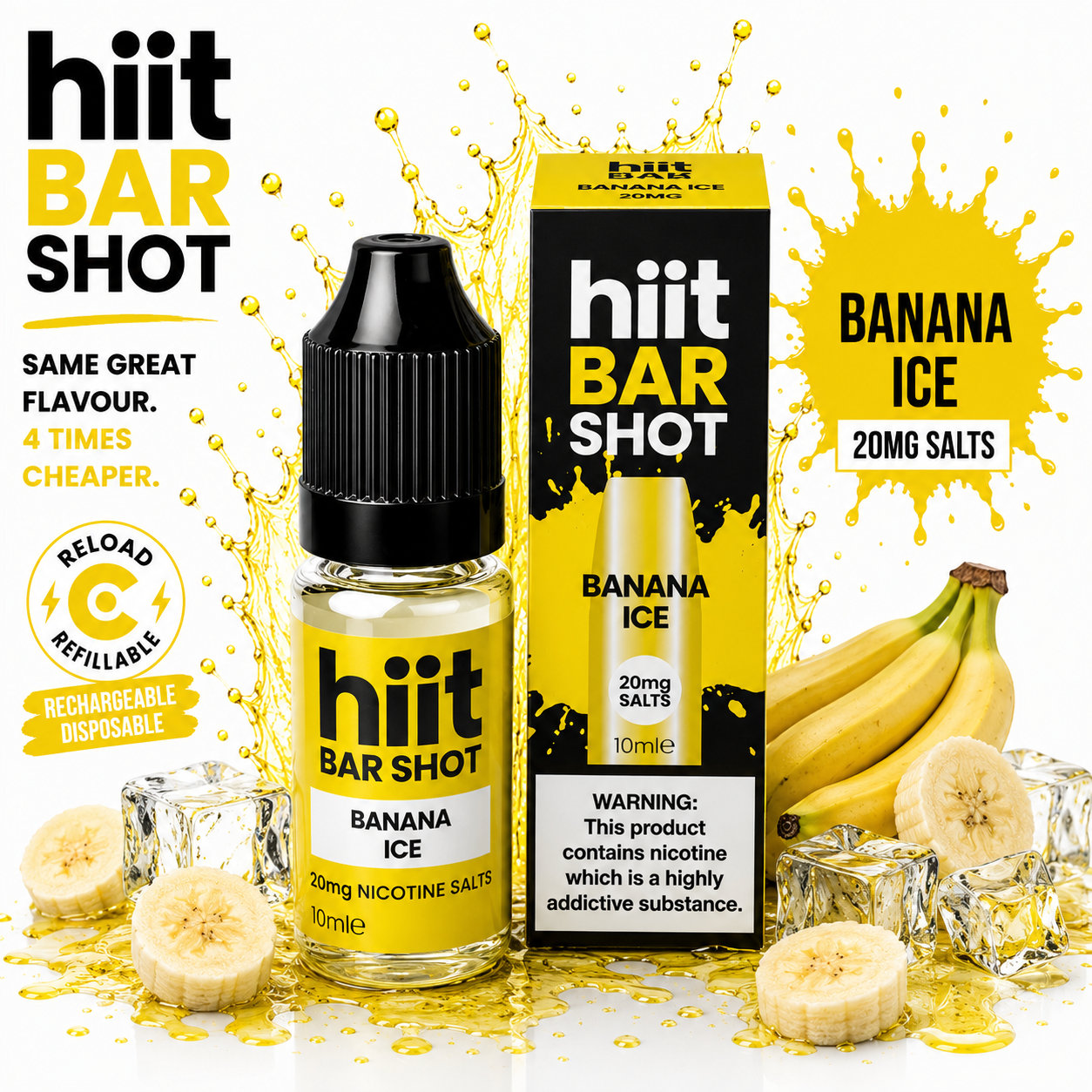 Hiit Bar Shots Banana Ice
